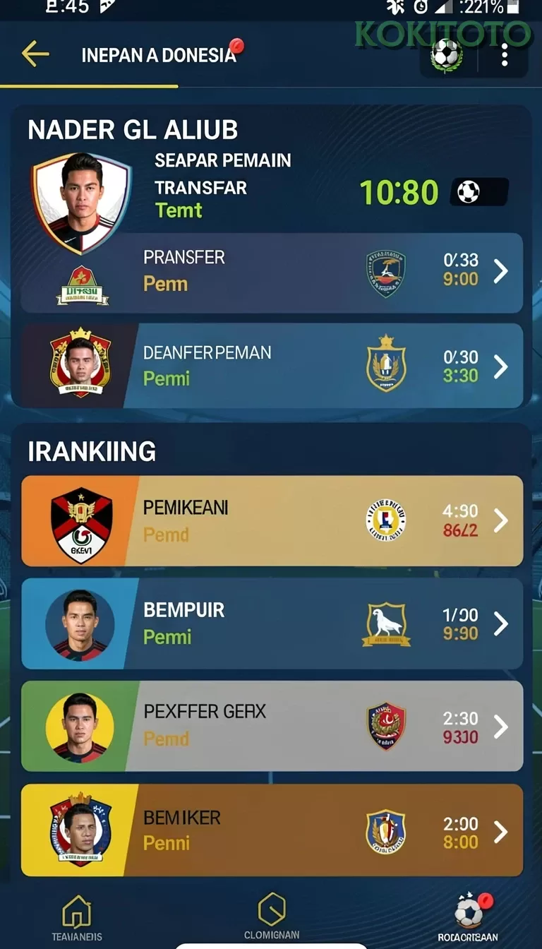 Cuplikan layar JEEPTOTO — pengaturan akun