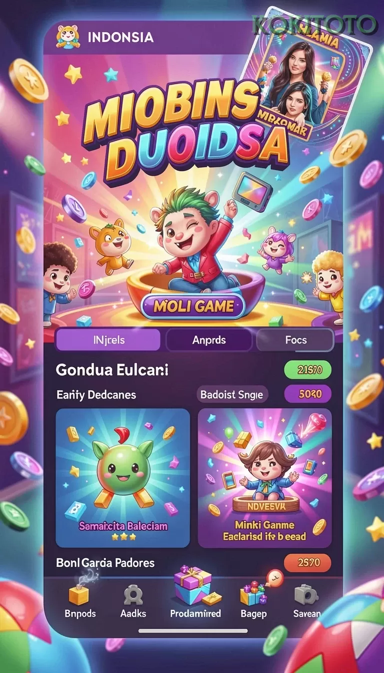 Cuplikan layar AJOTOTO — menu navigasi